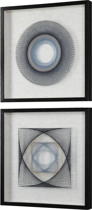 Schiller Blue Shadow Box, Set of 2