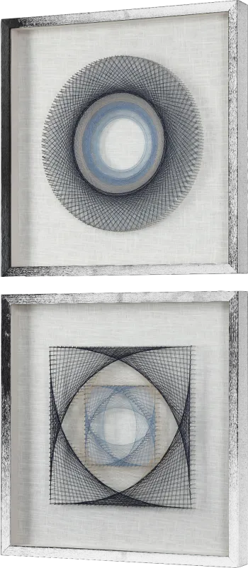 Schiller Blue Shadow Box, Set of 2