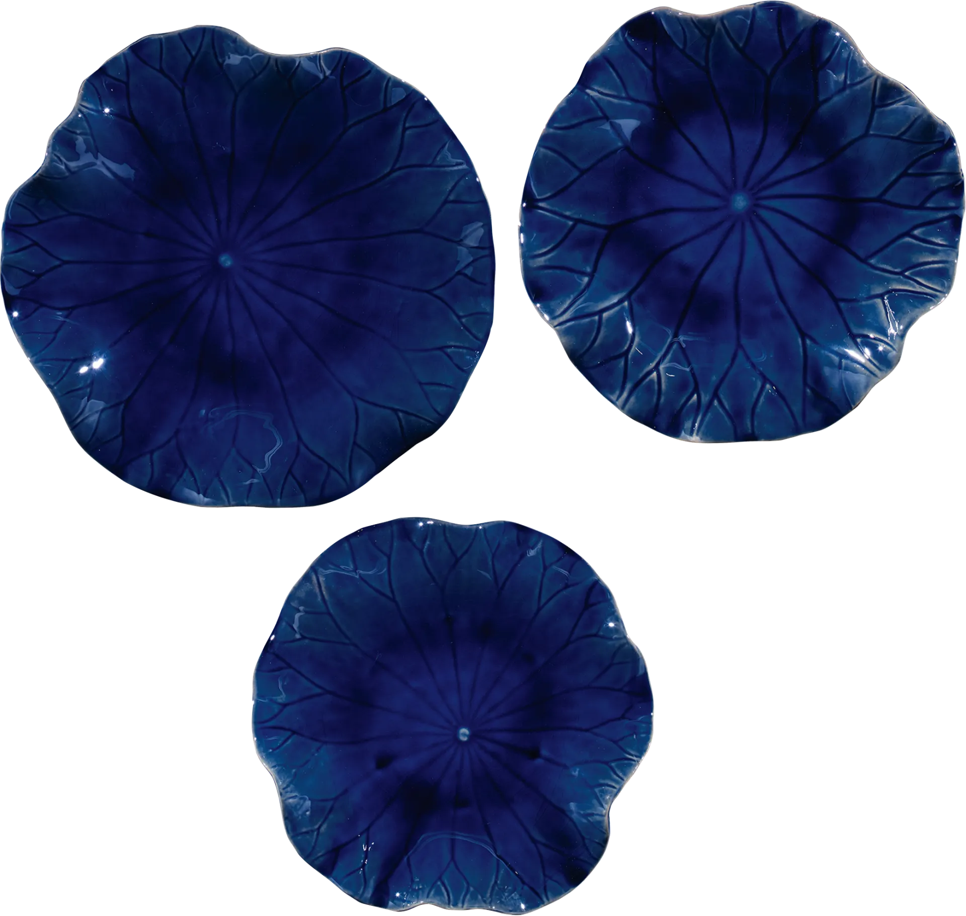 Cusic Blue Wall Decor, Set of 3 - Image 1