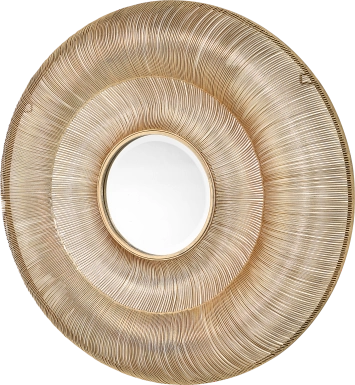 Dowagiac Gold Wall Mirror