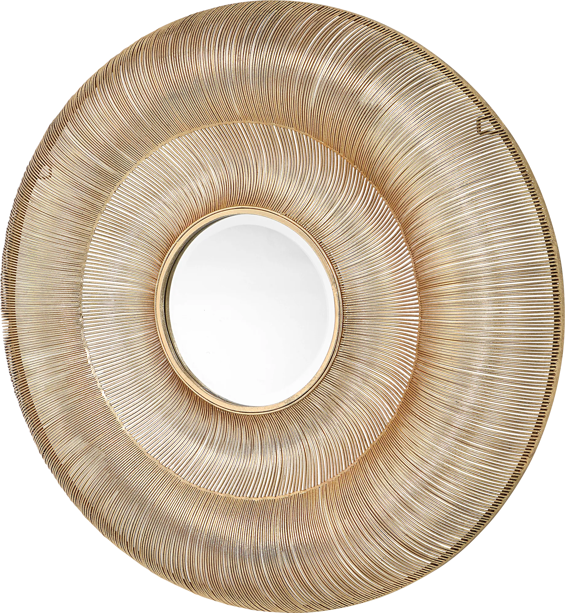 Dowagiac Gold Wall Mirror - Image 1