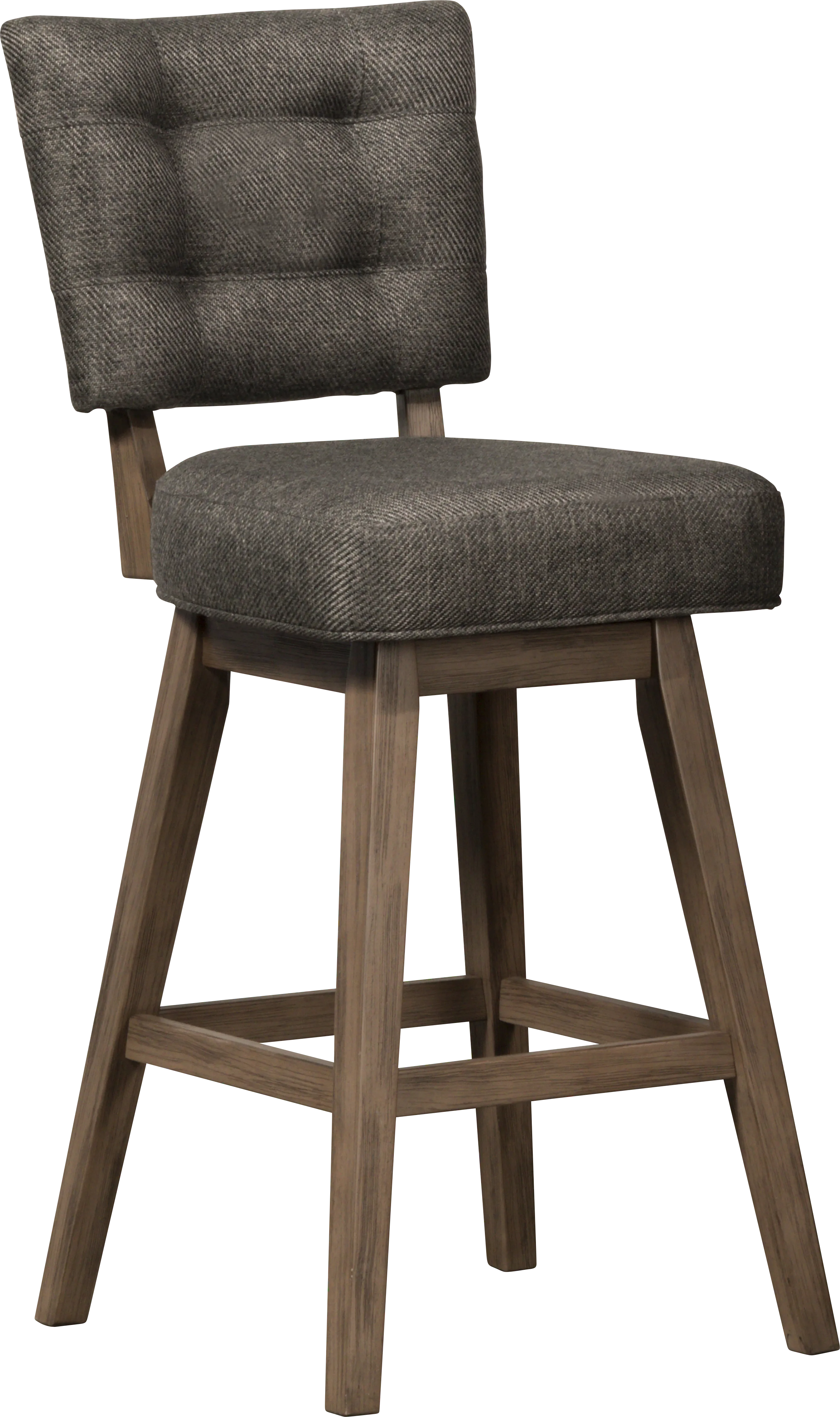 Lyngrove Brown Swivel Counter Height Stool - Image 1