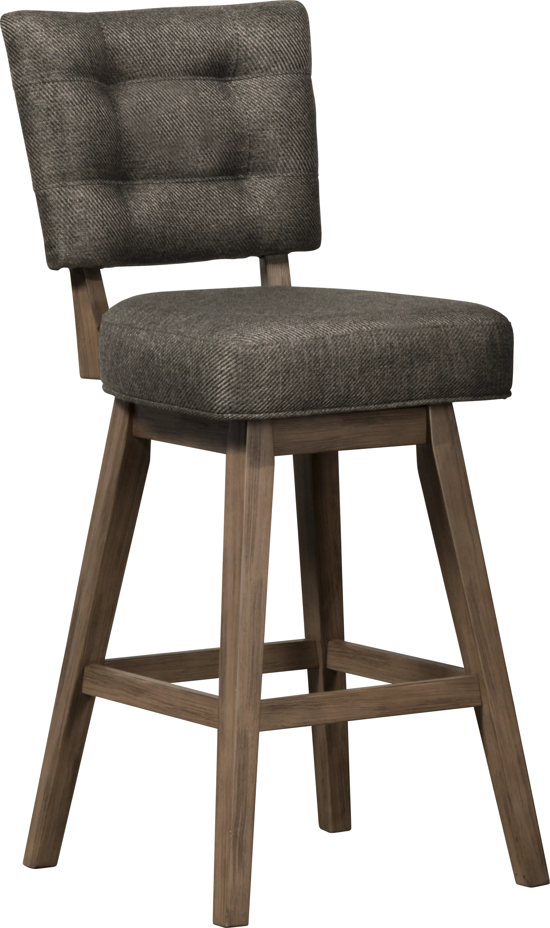 Lyngrove Brown Swivel Counter Height Stool - Image 1