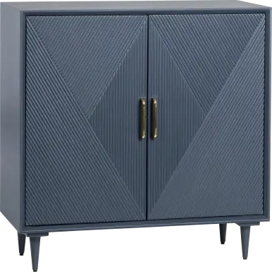 Rummele Blue Accent Cabinet