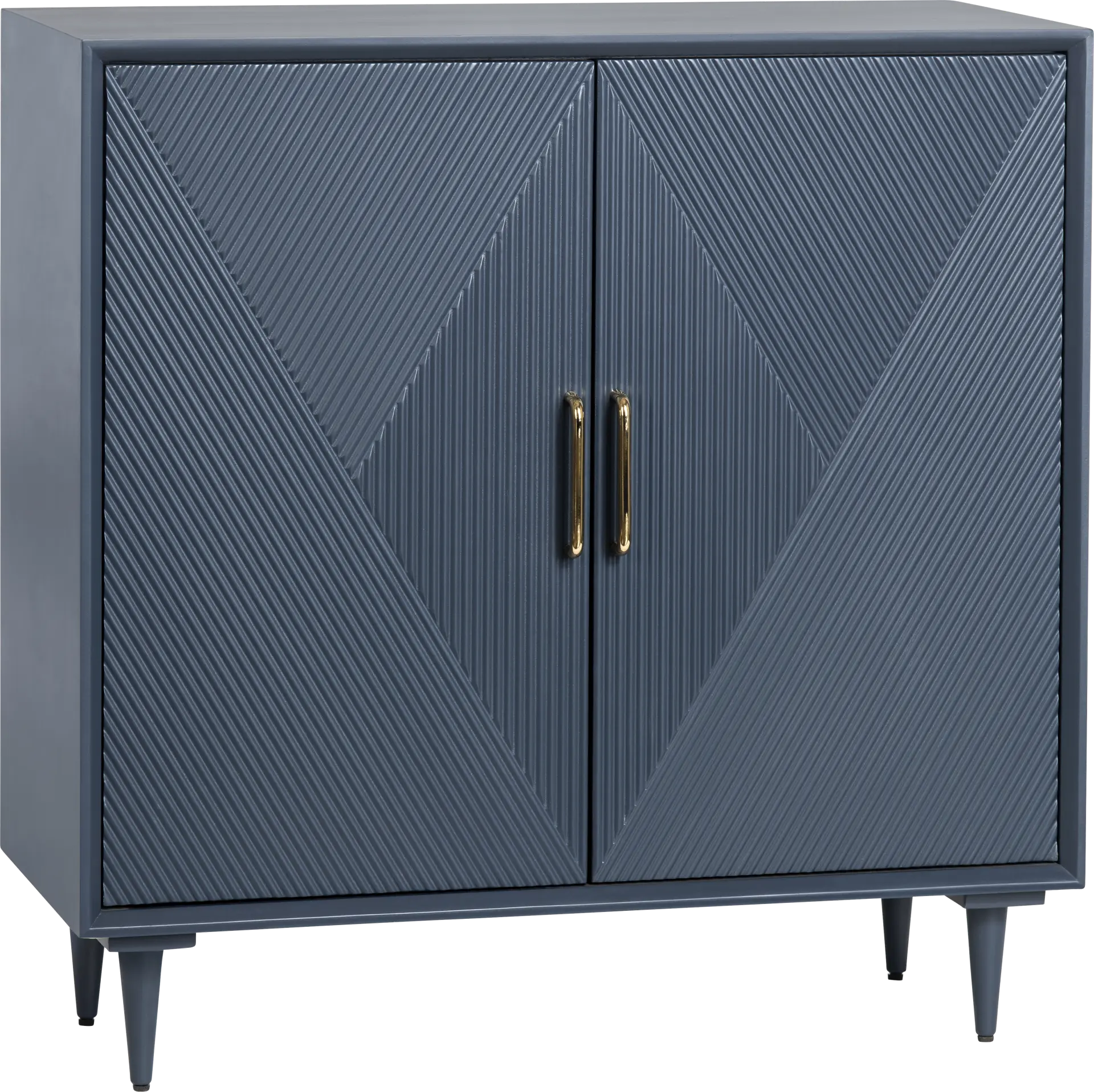 Rummele Blue Accent Cabinet