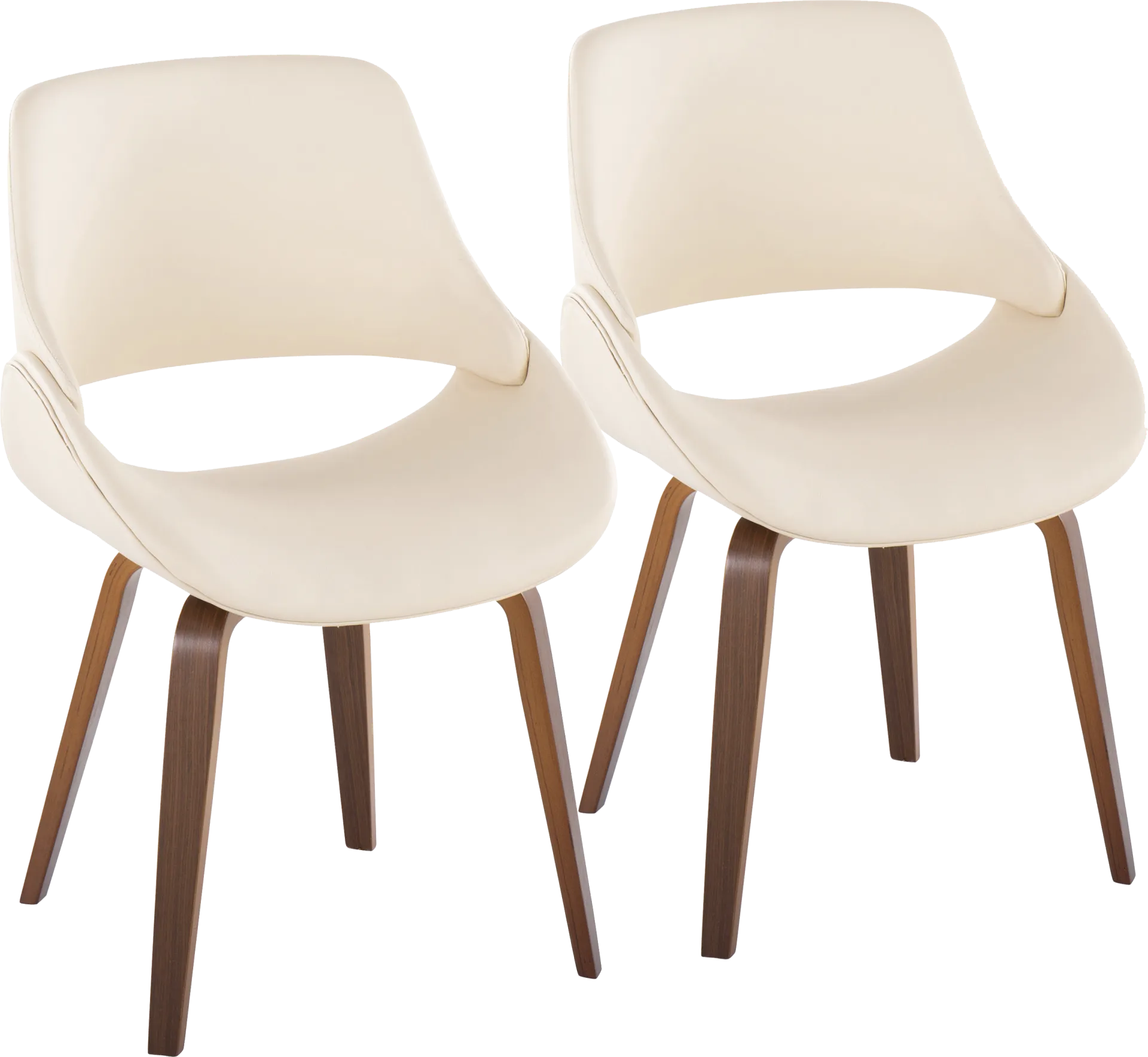 Harless Cream Side Chair, Set of 2 - Image 1