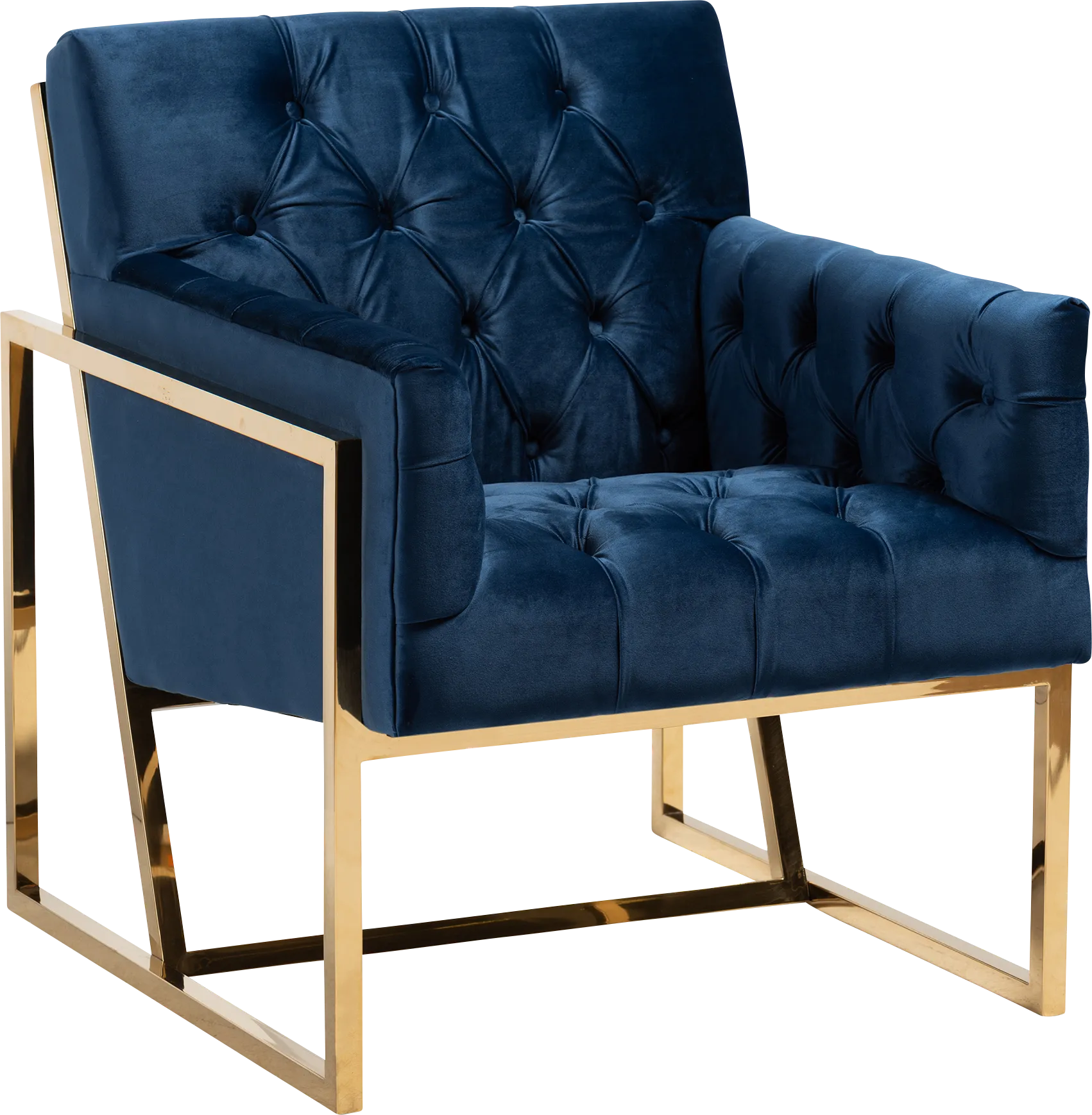 Mesbury Navy Accent Chair - Image 1