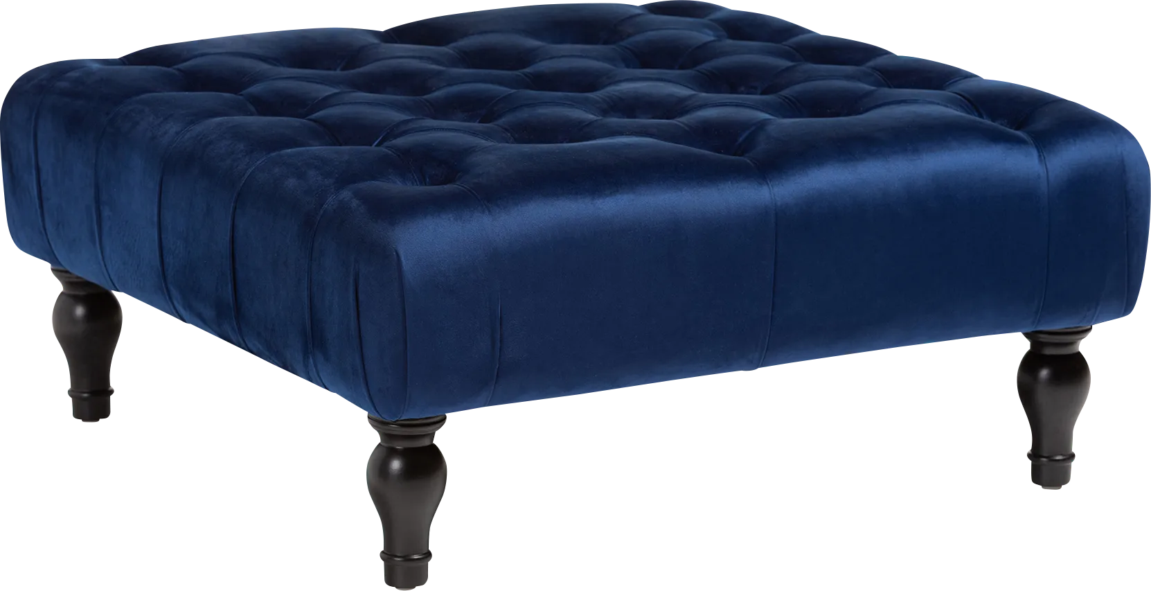 Kilon Blue Cocktail Ottoman - Image 1