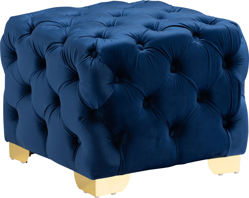 Avocet Blue Ottoman