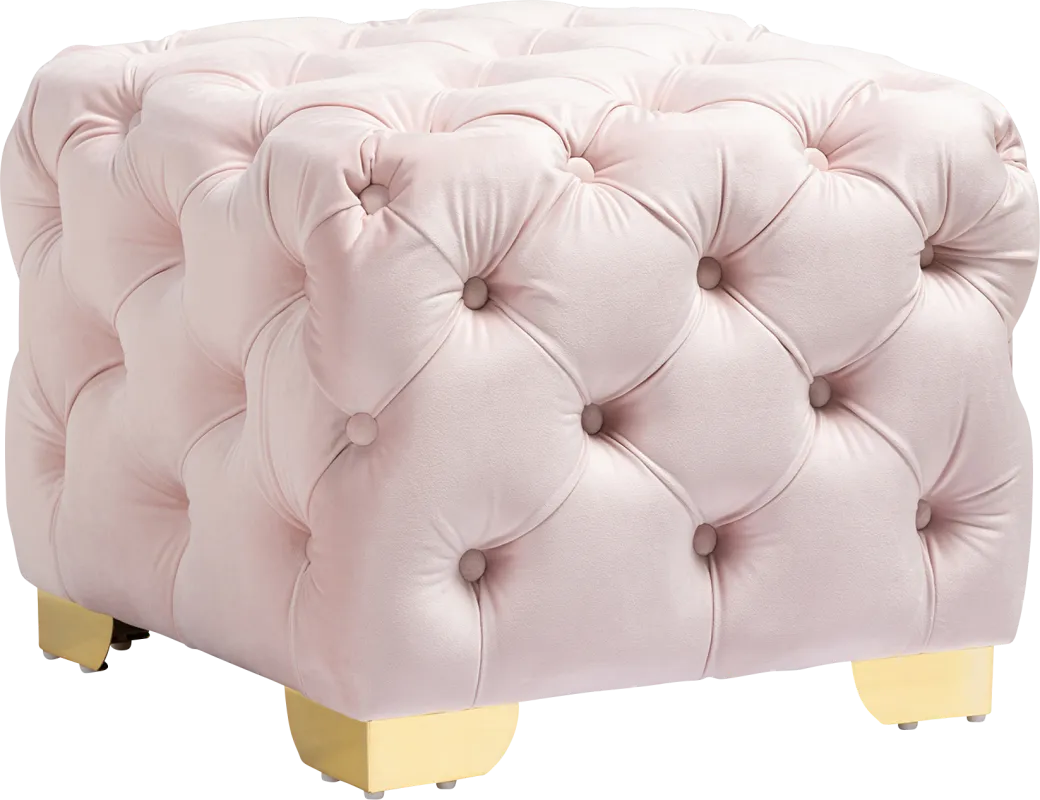 Avocet Pink Ottoman
