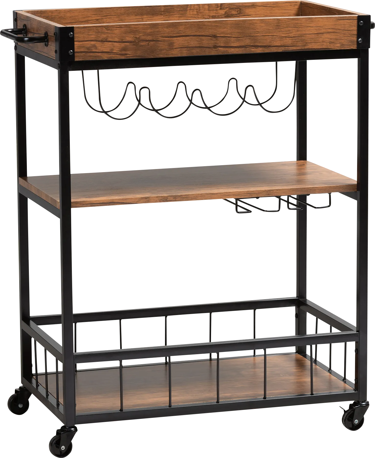 Chatawa Oak Bar Cart - Image 1