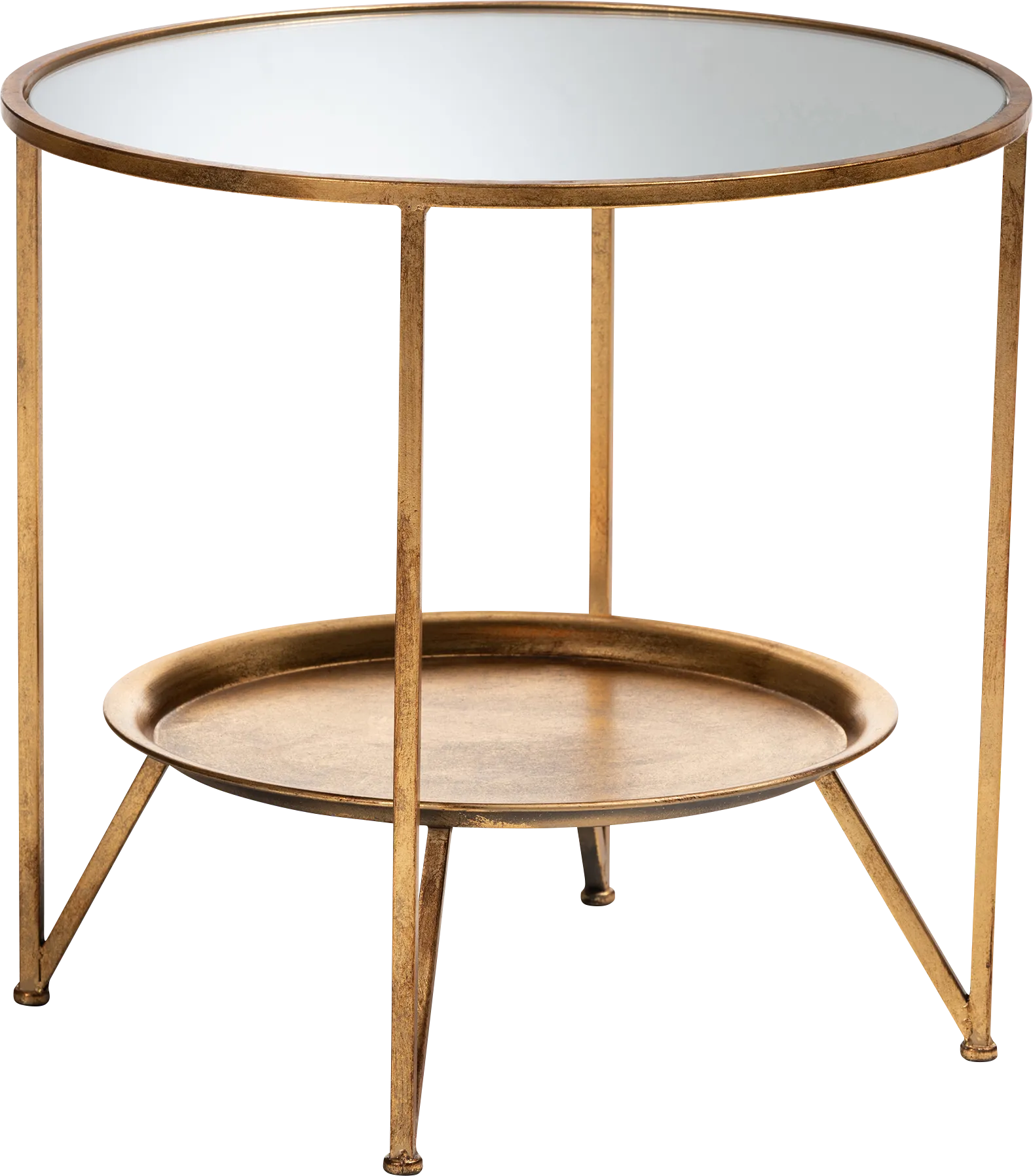 Talton Gold Accent Table - Thumbnail - Image 1