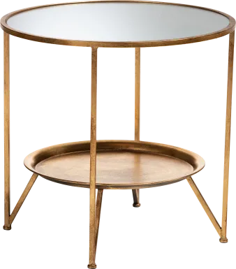 Talton Gold Accent Table