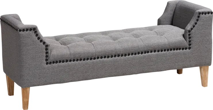 Crestaire Gray Accent Bench