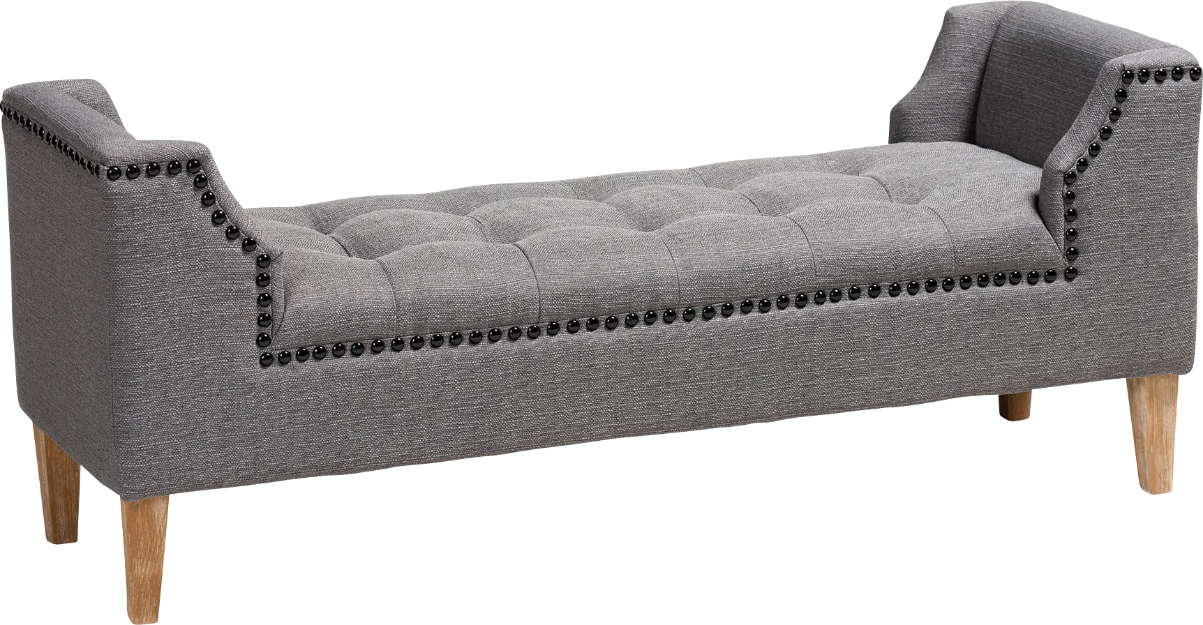 Crestaire Gray Accent Bench - Image 1