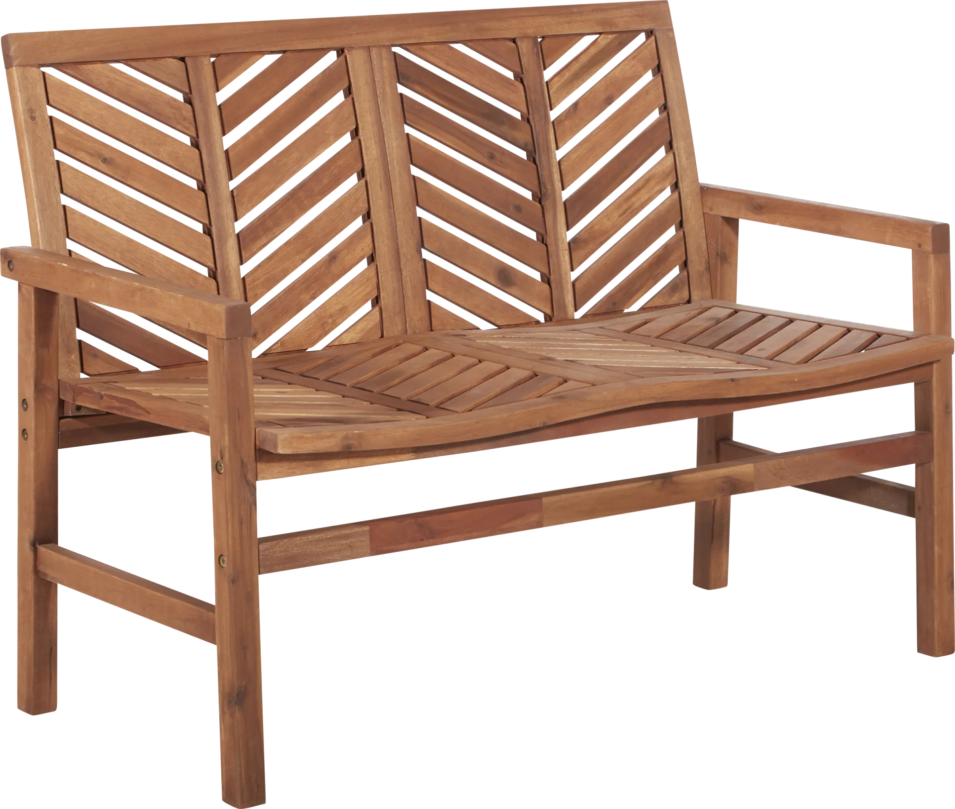 Lake Tana Brown Outdoor Loveseat - Image 1
