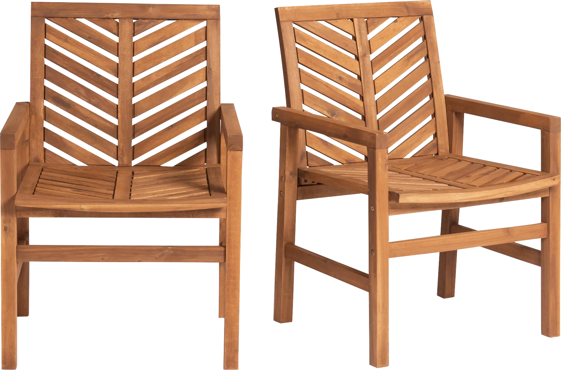 Lake Tana Brown Outdoor Chair, Set of 2 - Thumbnail - Image 1