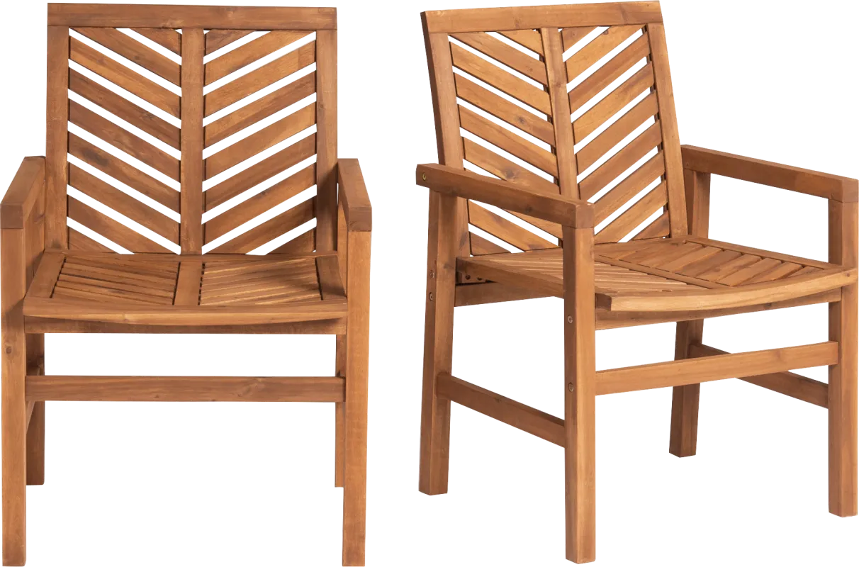 Lake Tana Brown Outdoor Chair, Set of 2