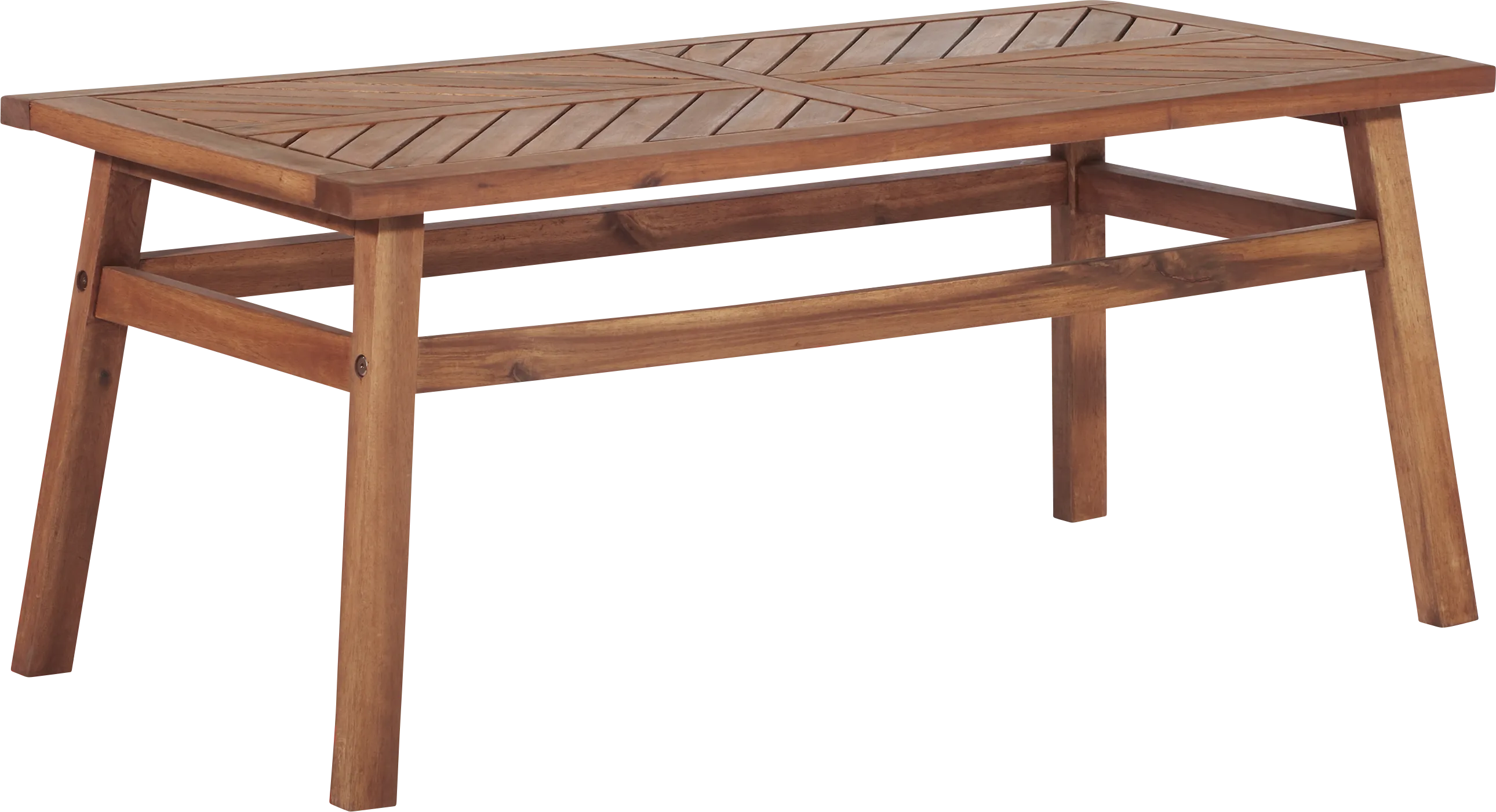 Lake Tana Brown Outdoor Cocktail Table - Thumbnail - Image 1