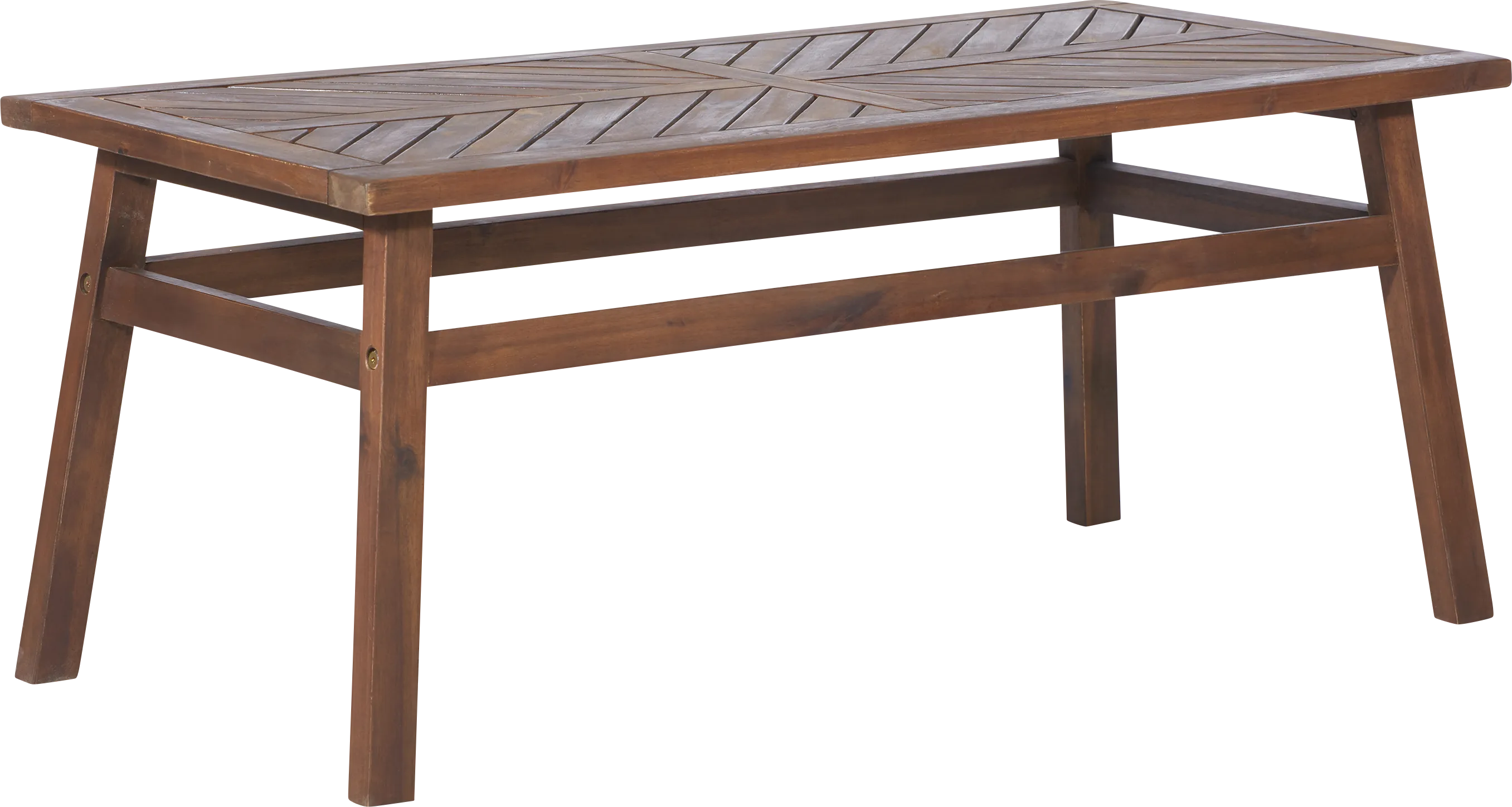 Lake Tana Dark Brown Outdoor Cocktail Table - Image 1