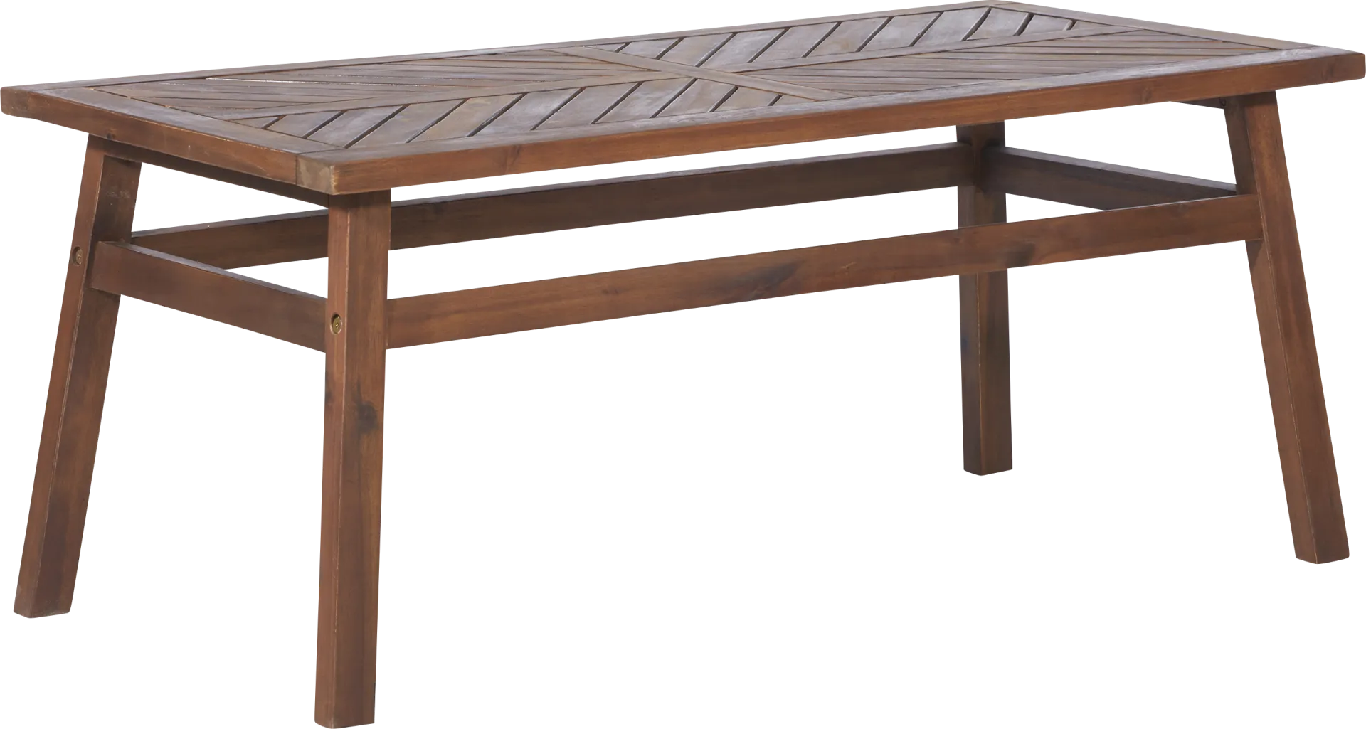 Lake Tana Dark Brown Outdoor Cocktail Table - Image 1