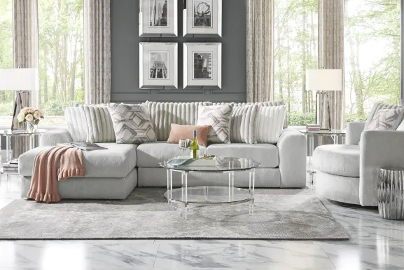 Moreau Street Gray 2 Pc Sectional