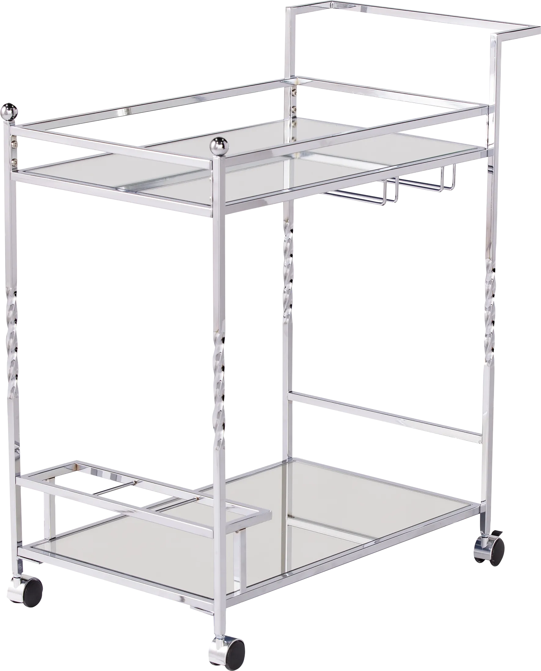 Ingress Silver Bar Cart - Image 1