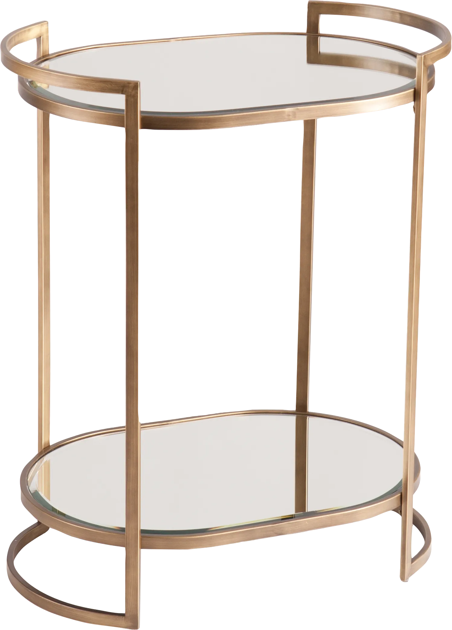 Grenoble Gold Bar Cart - Image 1