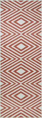 Grantley Coral 2'3 x 7'10 Indoor/Outdoor Runner Rug