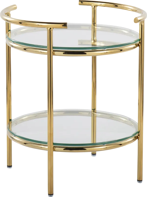 Alldershot Gold End Table