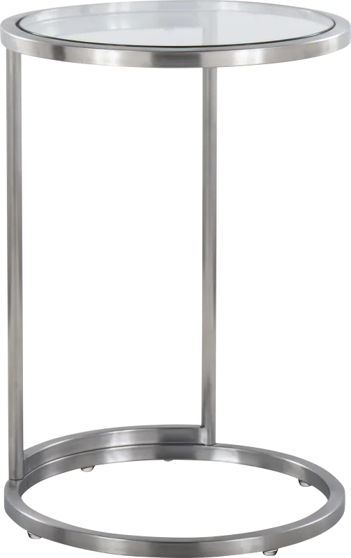 Ashlight Silver End Table