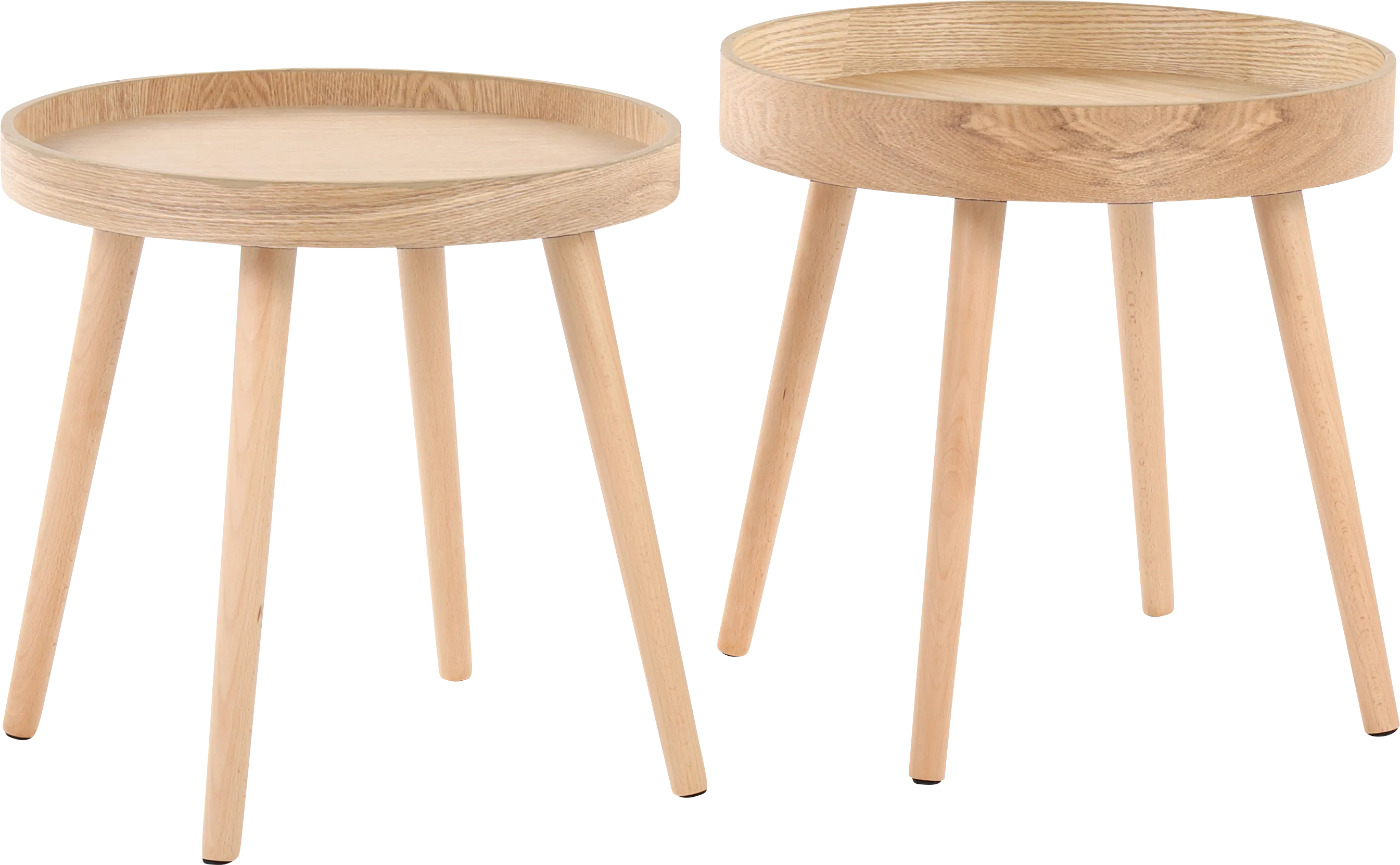 Allegrow Natural End Table, Set of 2 - Thumbnail - Image 1