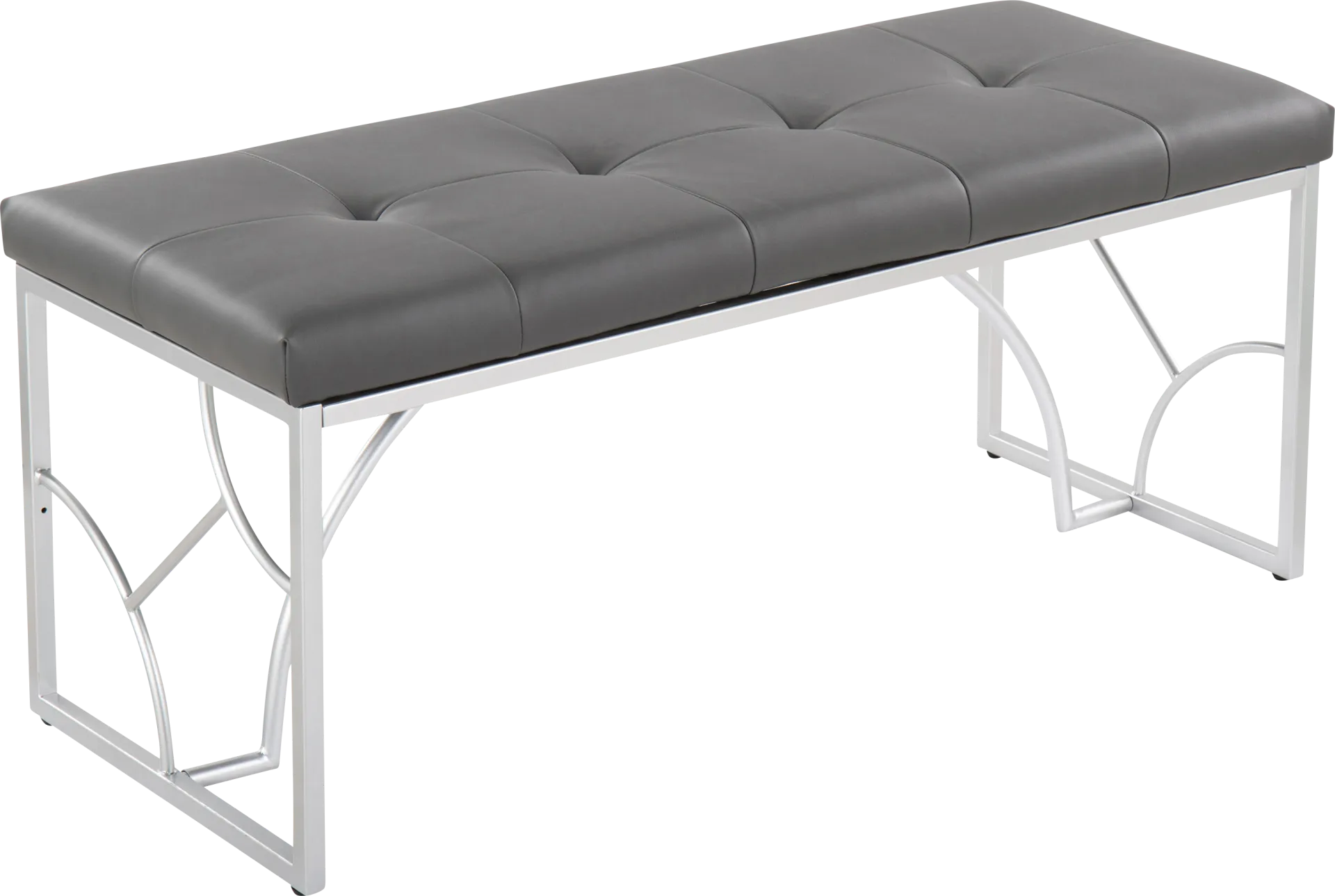 Waldroup II Dark Gray Bench - Image 1