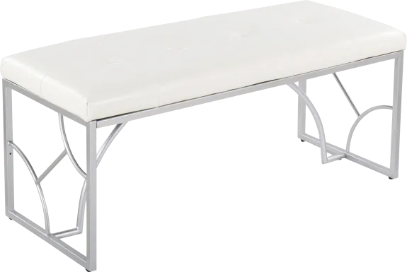 Waldroup II White Bench