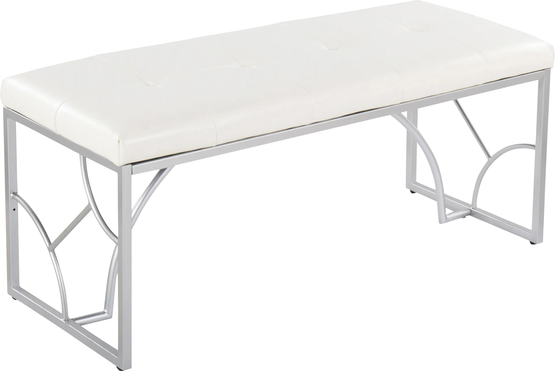 Waldroup II White Bench - Image 1