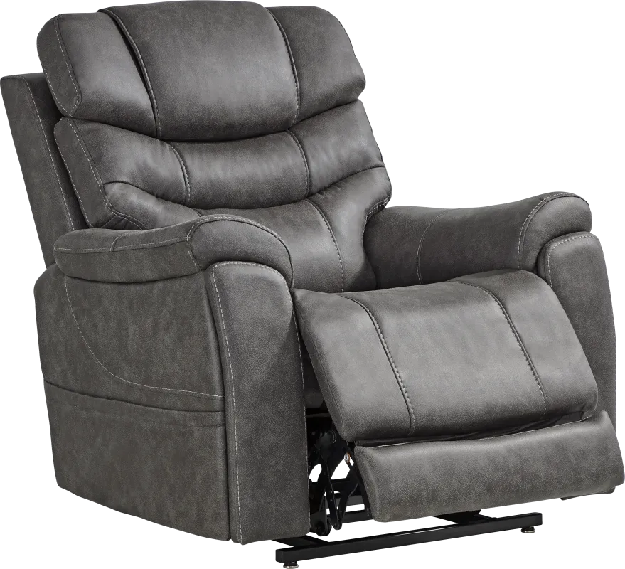 Morgan Hill Gray Triple Power Lift Recliner
