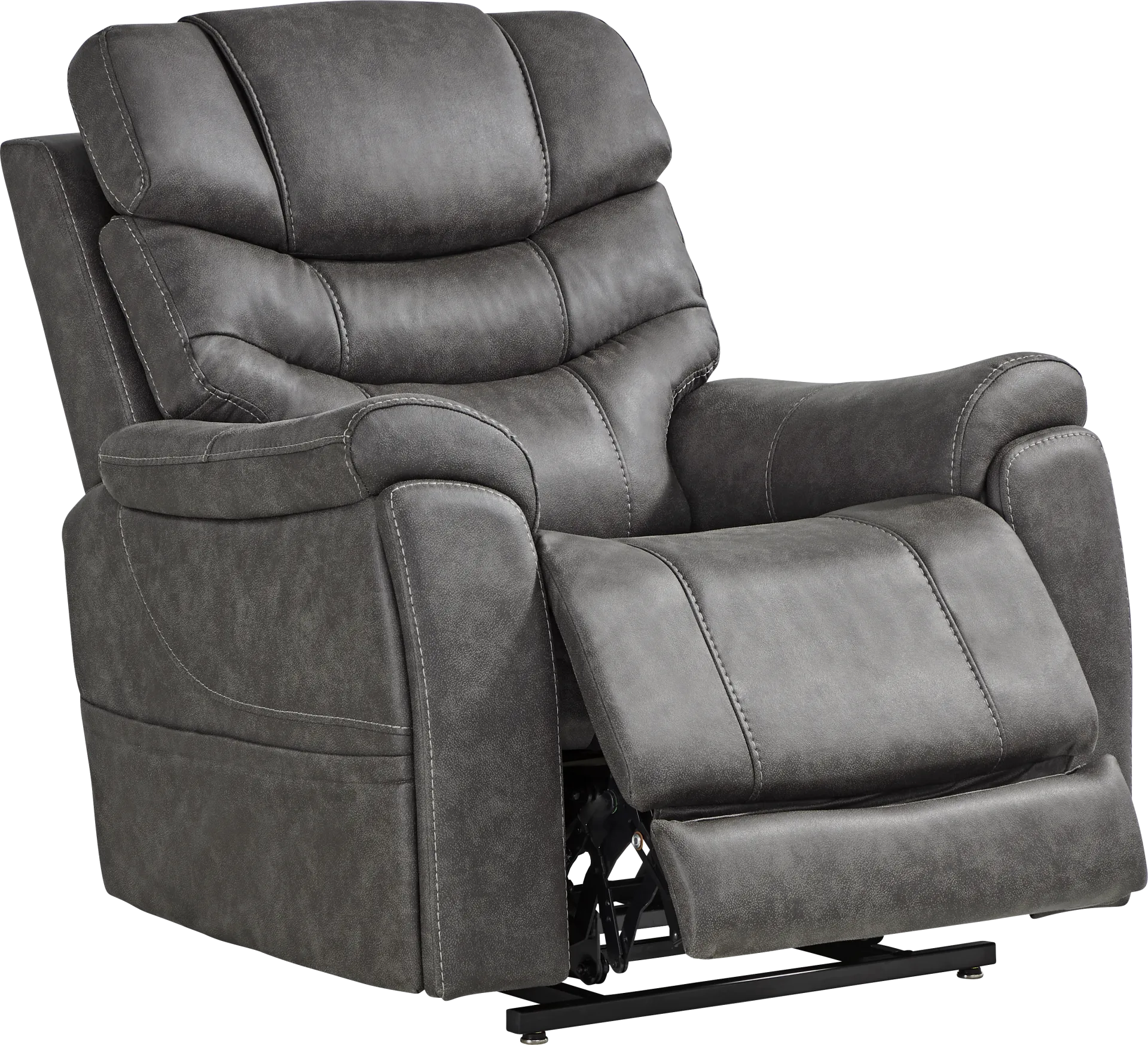 Morgan Hill Gray Triple Power Lift Recliner - Image 1