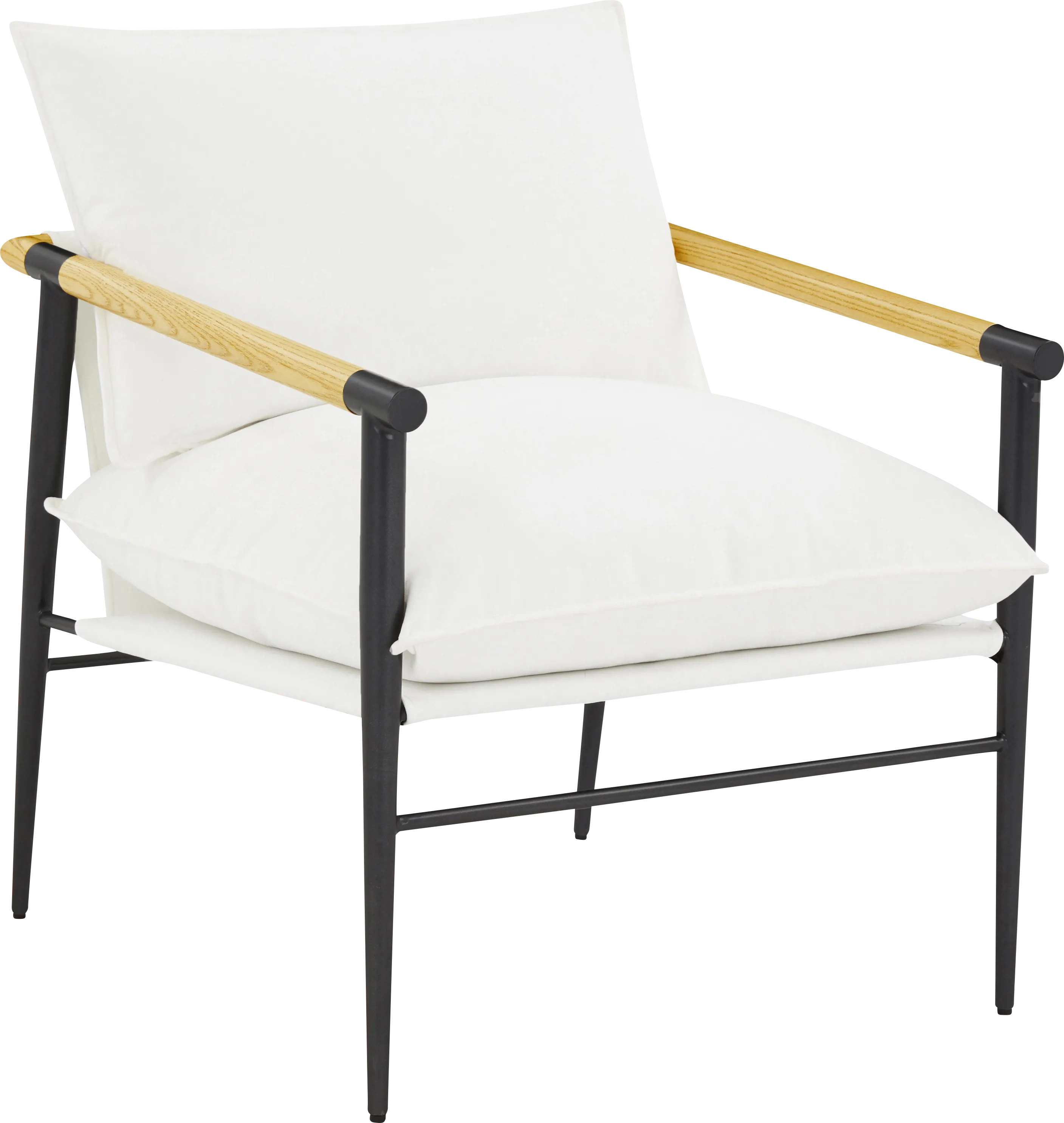 Houchin White Accent Chair - Thumbnail - Image 1