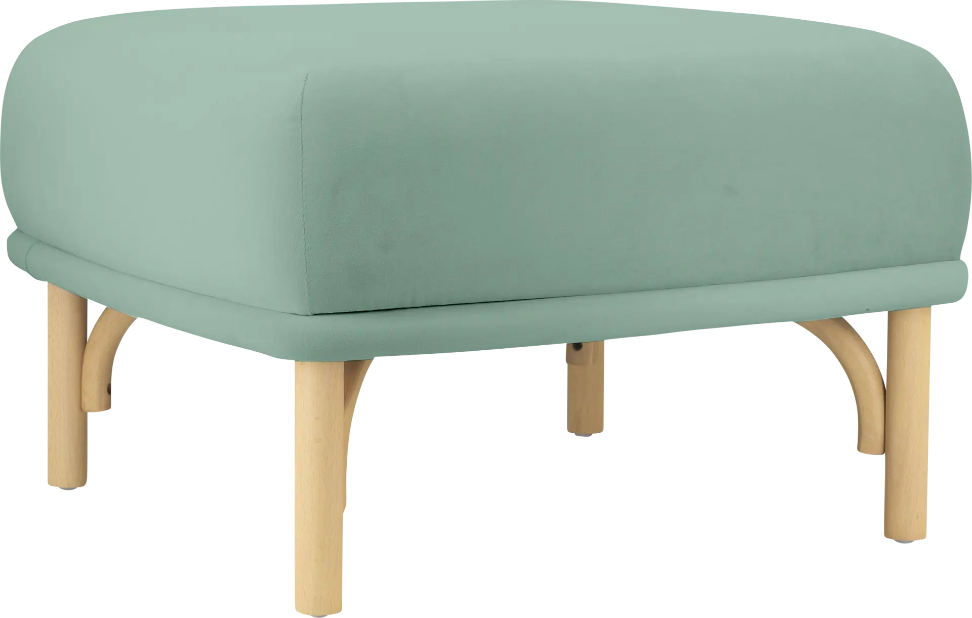 Bybee Blue Ottoman