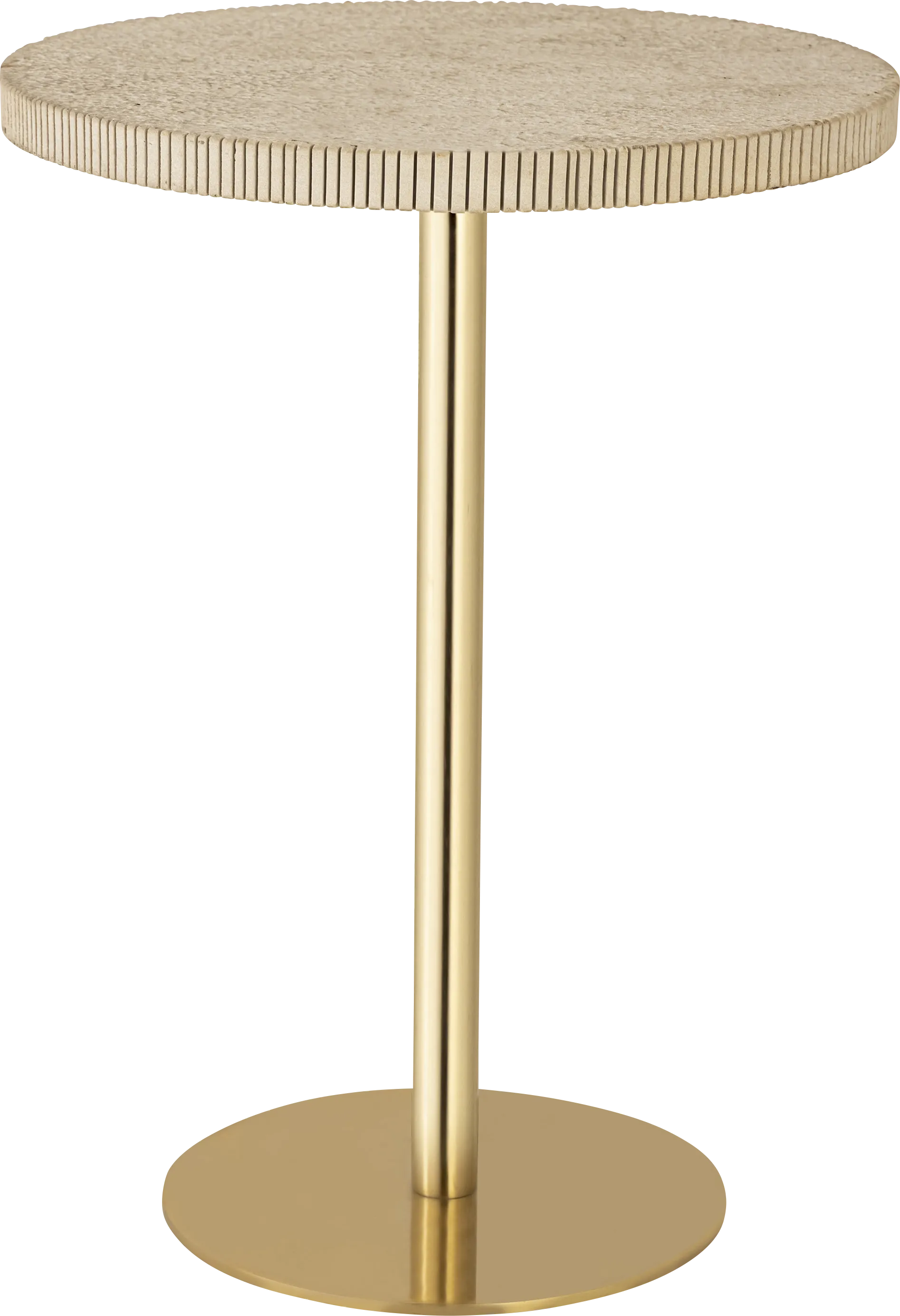 Cozine Gold Side Table - Thumbnail - Image 1