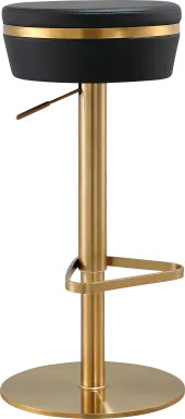 Abiaka Black Adjustable Stool