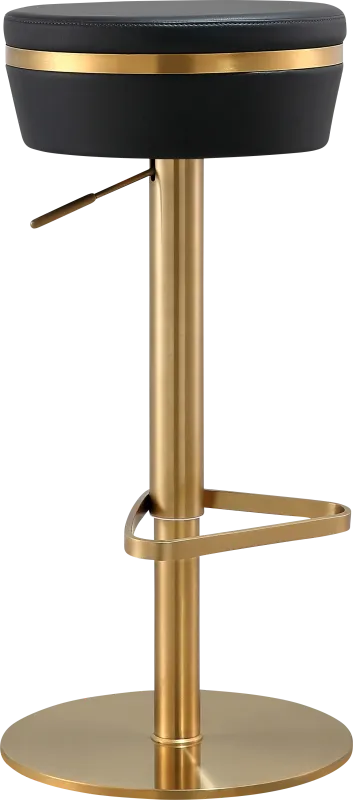 Abiaka Black Adjustable Stool