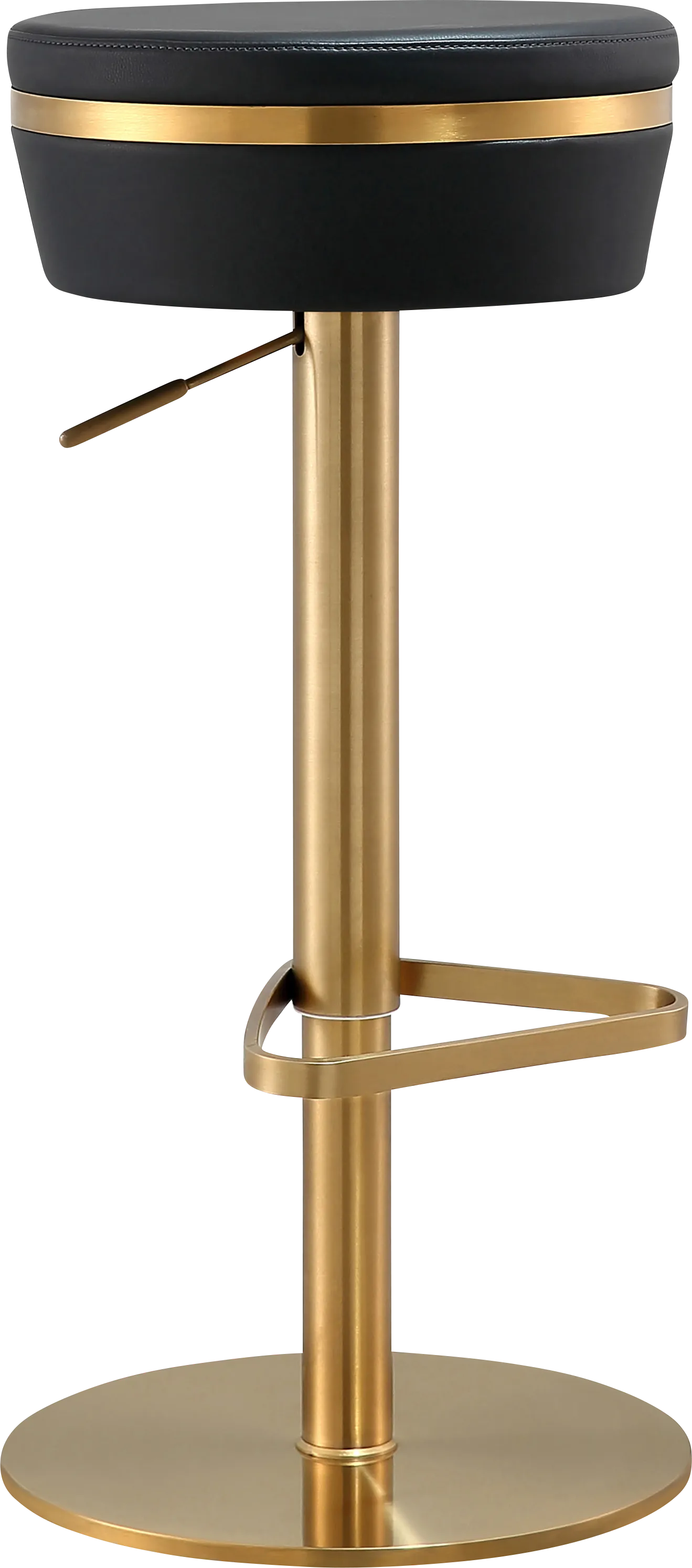 Abiaka Black Adjustable Stool - Image 1