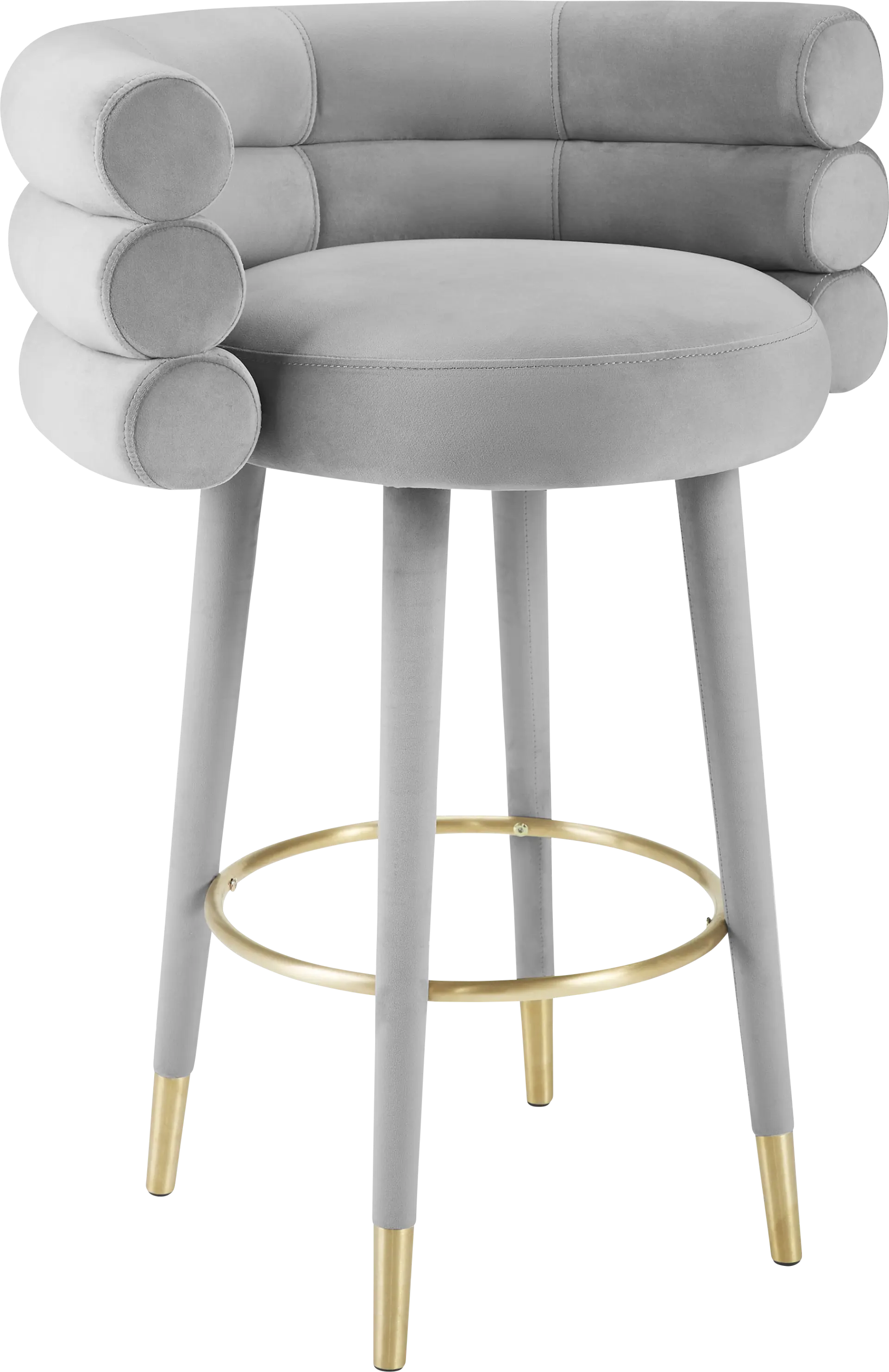 Bromelia Gray Barstool