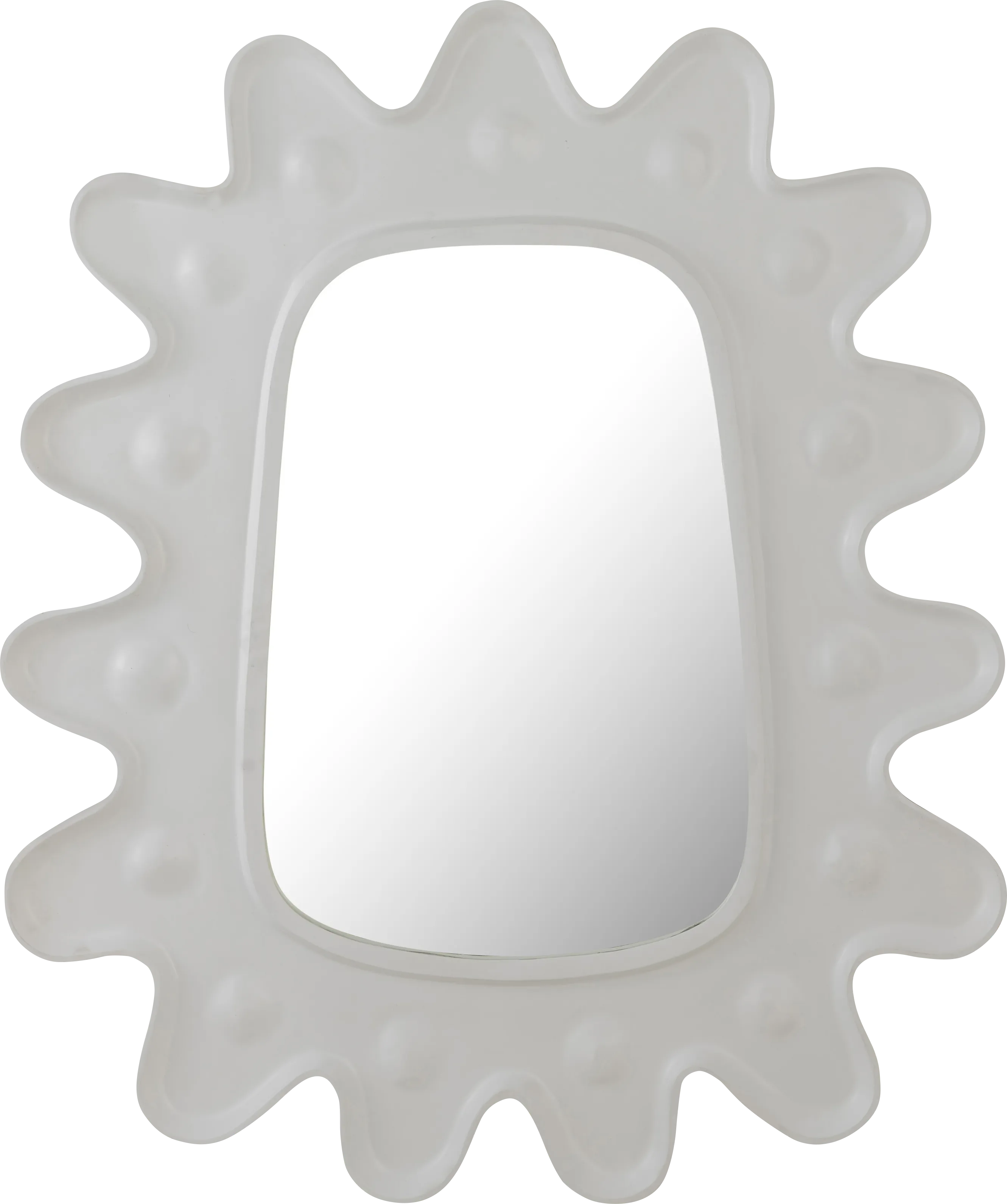 Edgerowe White Wall Mirror - Thumbnail - Image 1