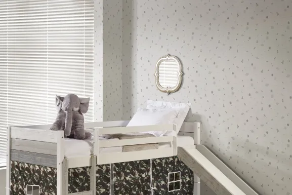 Kids Debuel Camo Twin Tent Loft Bed