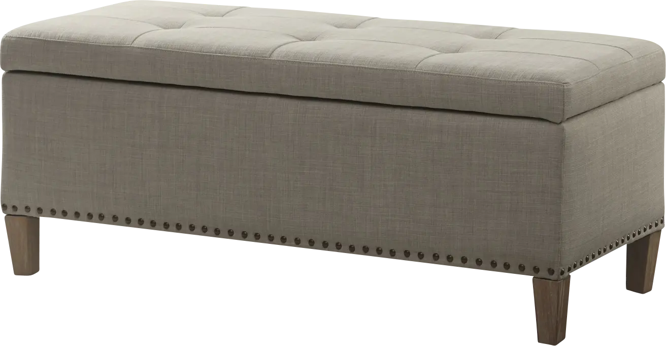 Rosewin Taupe Accent Bench