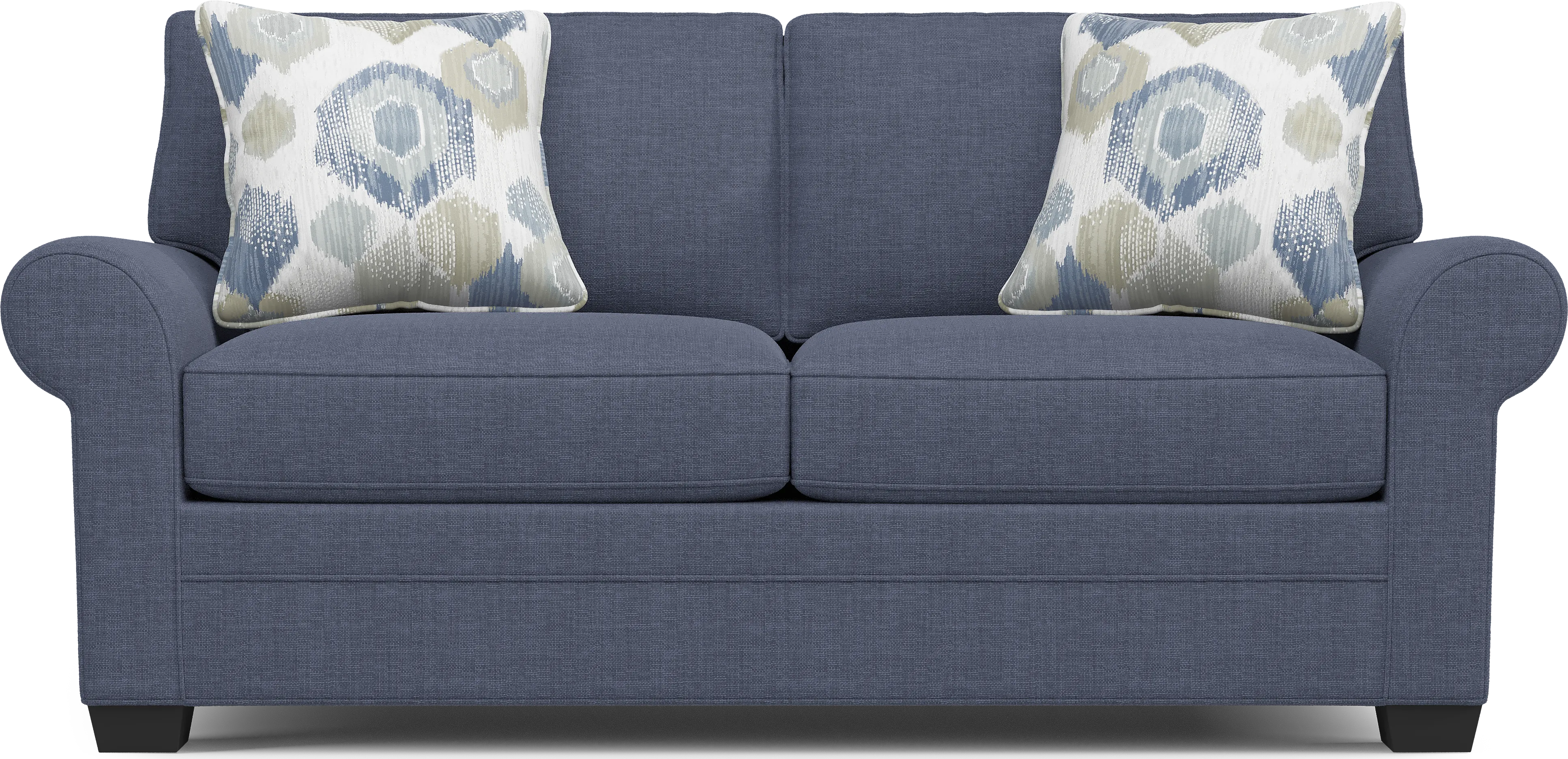 Bellingham Sapphire Textured Chenille 5 Pc Living Room - Thumbnail - Image 11