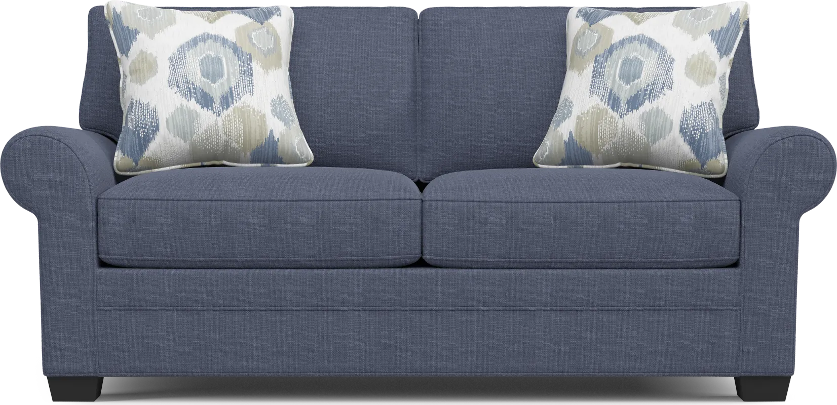 Bellingham Sapphire Textured Chenille Loveseat