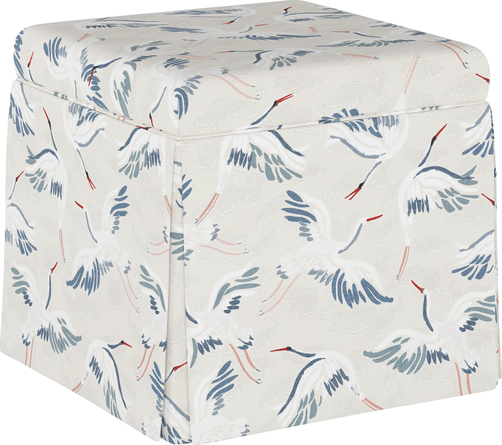 Charlick Beige Ottoman - Image 1